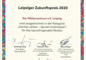 Leipziger Zukunftspreis 2020 - Mütterzentrum e.V. Leipzig