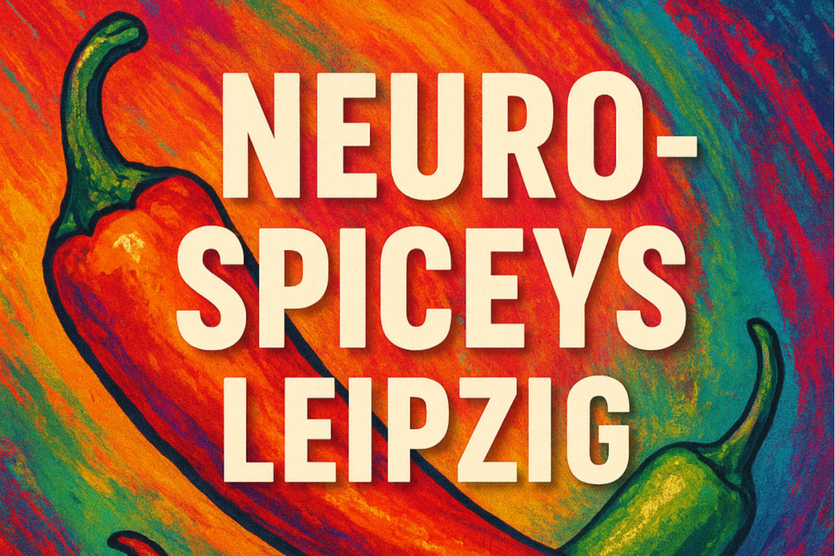 Neurodiversität: Offene Gruppe für Eltern & Angehörige - Mütterzentrum e.V. Leipzig Das Logo der neurodivergenten Selbsthilfegruppe Neuro-Spiceys Leipzig