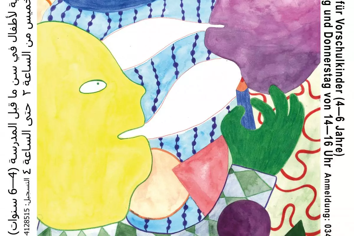 Flyer Vorschulunterricht 2023 Di Do - Mütterzentrum e.V. Leipzig